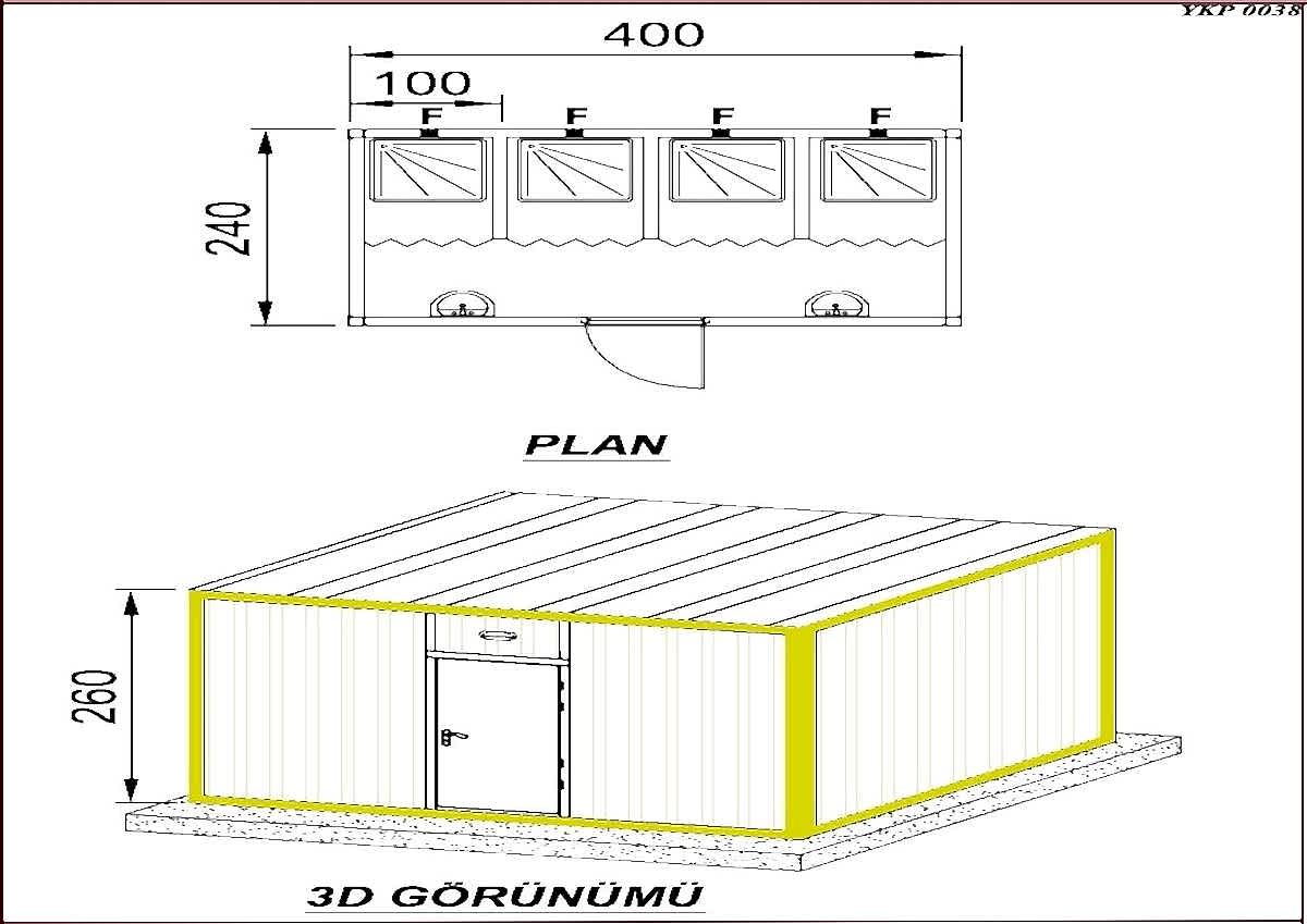 Şantiye Tipi Wc Ve Duşlar Sistemler