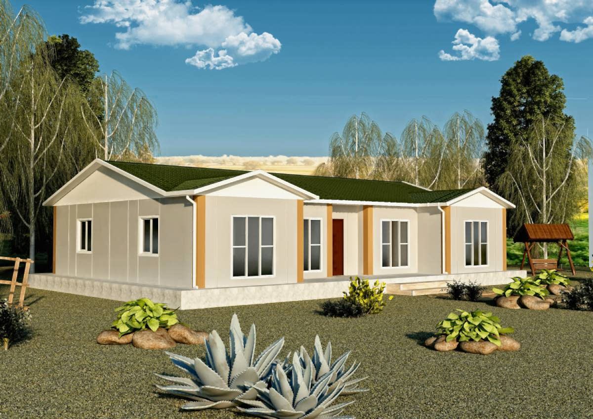 130 m2 Prefabrik Tek Katlı Konut