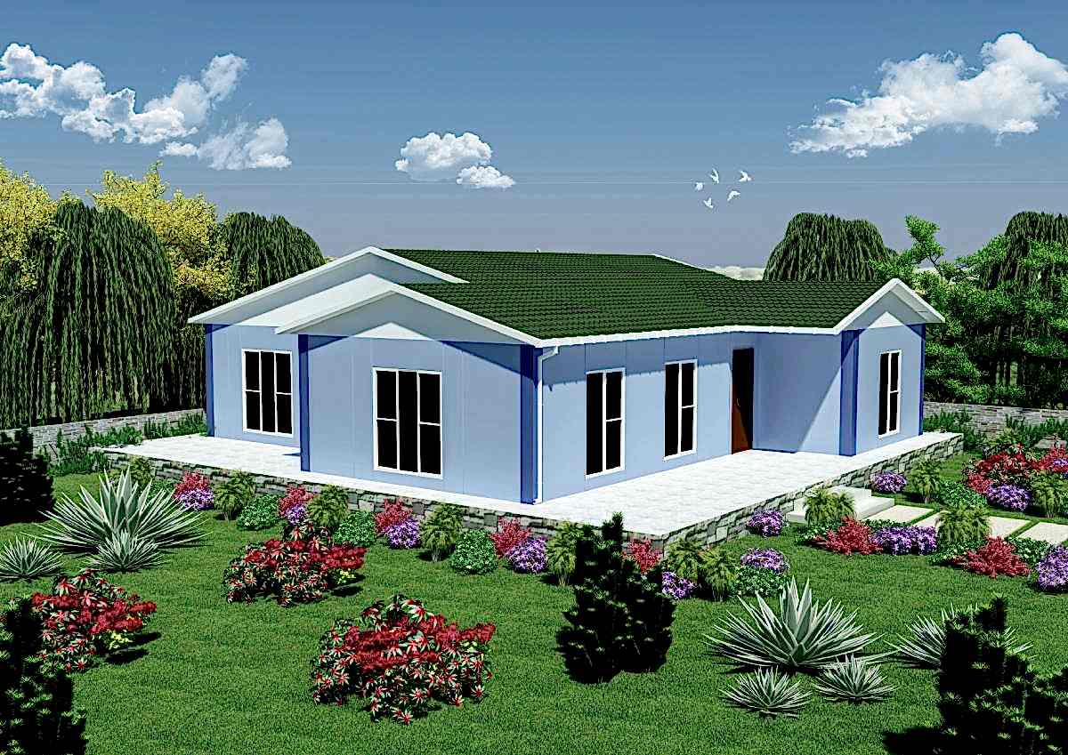 115 m2 Prefabrik Tek Katlı Konut